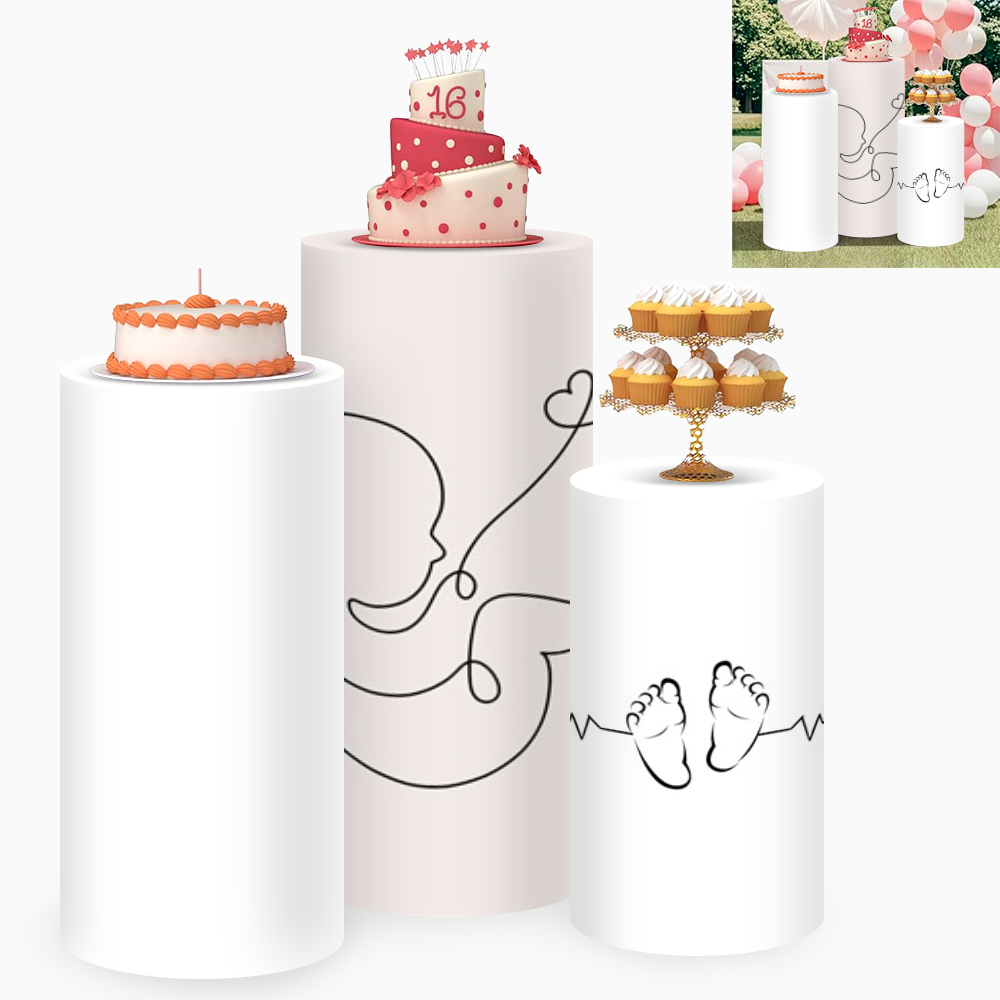 Yeele - Juego de 3 Fundas Elás - Dessert Table Backdrop reseña y precio