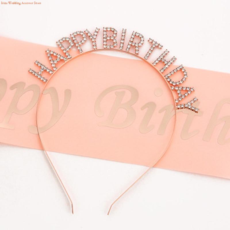 G92D 4 piezas decoraciones par - Birthday Sash Glitter reseña y precio