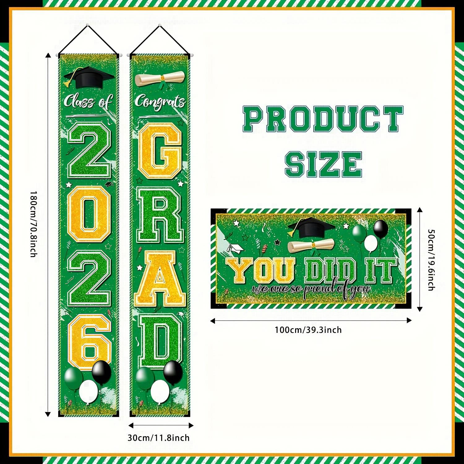 Felicitaciones a la Clase de G - Party Banner Gold reseña y precio