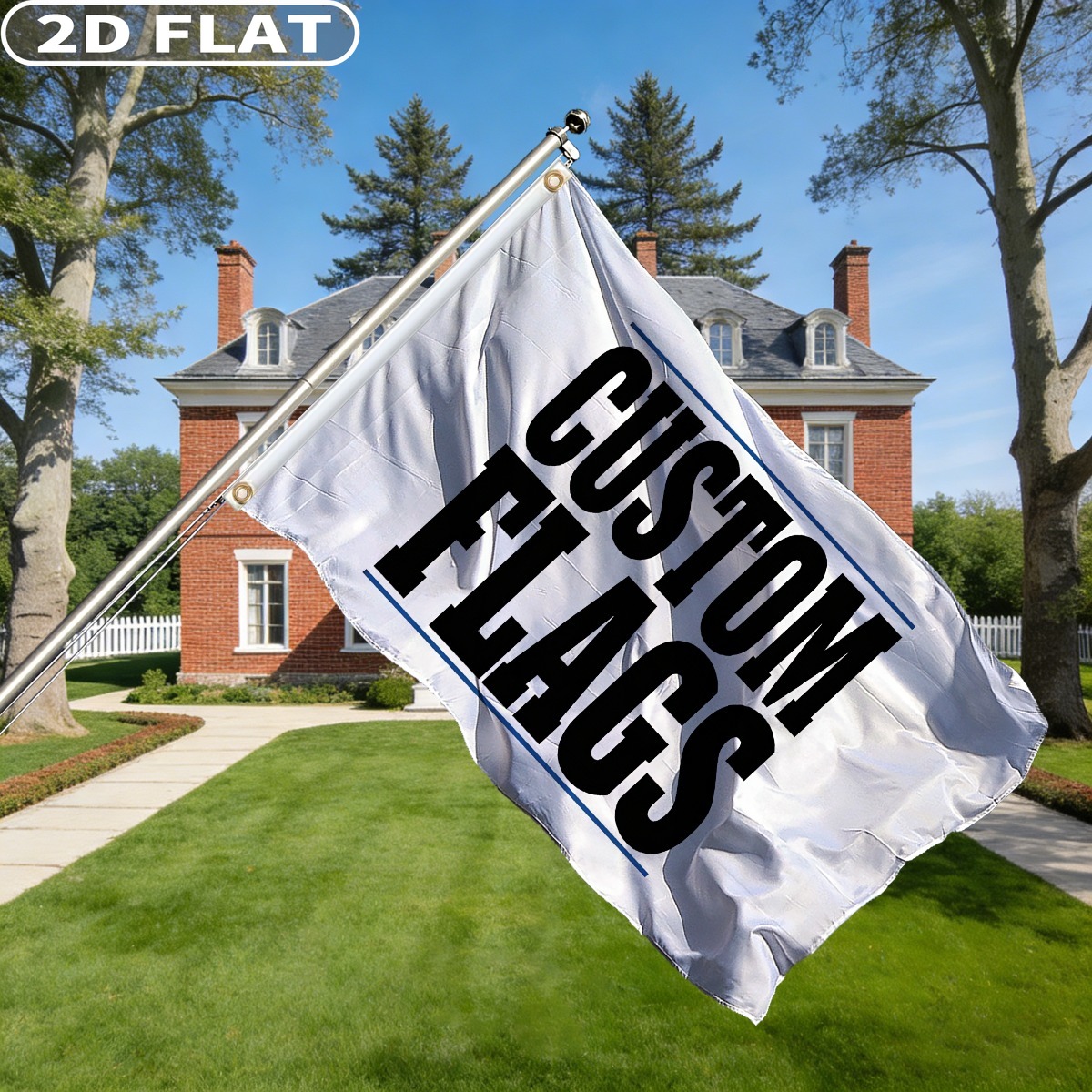 1 bandera personalizada con im - Event & Party Supply reseña y precio